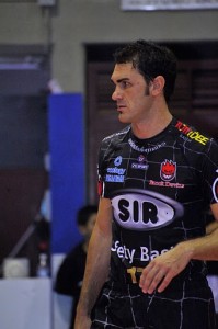 Gabriele Pignatti concentrato per il match