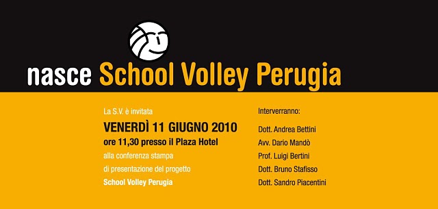 School Volley Perugia (conferenza) School Volley Perugia (conferenza)