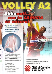 Locandina campagna abbonamenti 2010 Città di Castello