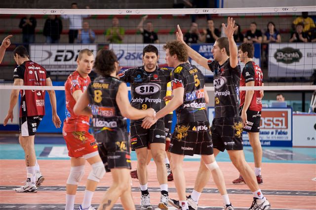 Sir Safety Perugia (esultanza) Sir Safety Perugia (esultanza)