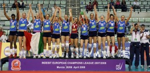 Colussi Perugia - campione d'Europa 2008