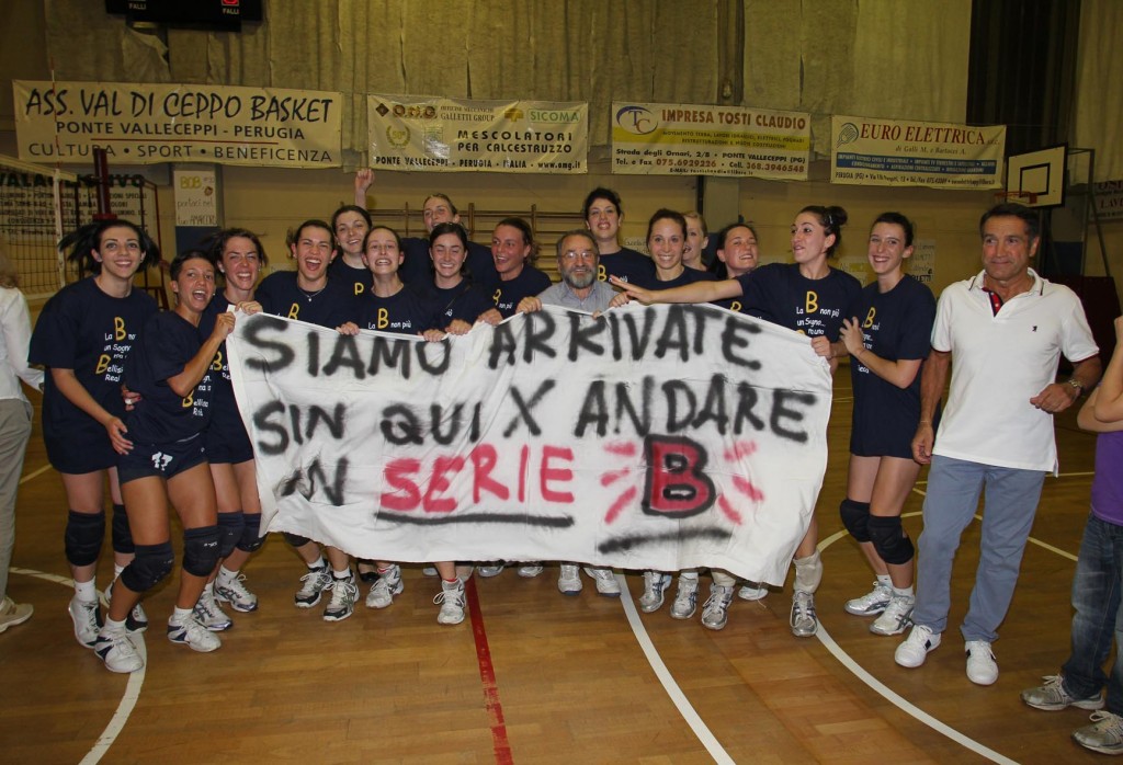 Omg Galletti Ponte Valleceppi promozione in serie B2 femminile