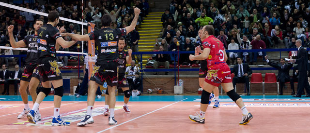 Sir Safety Perugia (esultanza)