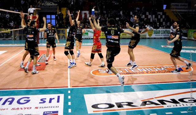 Sir Safety Perugia (esultanza)