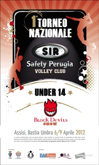 Sir Safety Perugia (locandina) torneo Pasqua 2012
