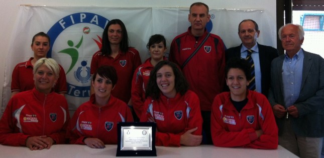 Ediltermica Narni (premiazione) serie B2 femminile 2012