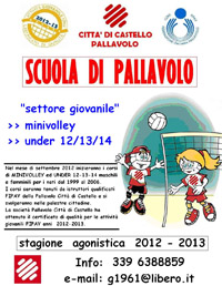 Città di Castello (scuola pallavolo) locandina