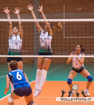 Giorgia Ruffini e Catia Ceppitelli a muro