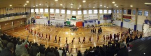 I bambini partecipanti al primo raduno della Volley Cup 2013