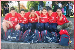 La squadra under 13 3x3 Gherardi Svi Città di Castello