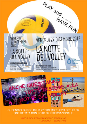 Notte del Volley 2013 (locandina)