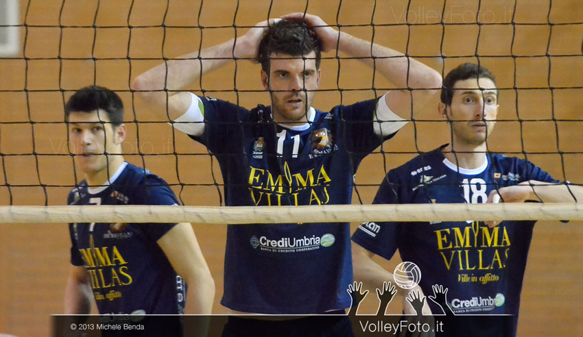 Nicola Romani, Roberto Braga e Michele Grassano, punti di forza della Emma Villas Chiusi di serie B2 maschile