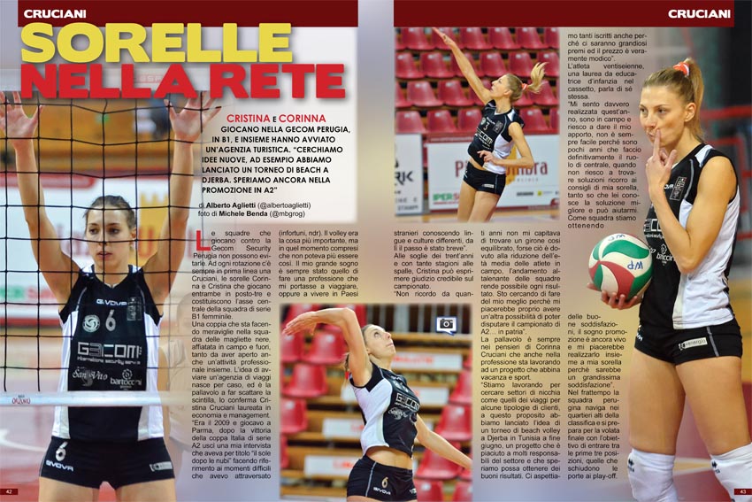 iVolley Magazine (Corinna Cruciani e Cristina Cruciani)