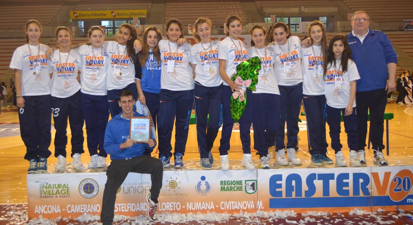 Clitunno Volley (premiazione) Easter Volley 2014