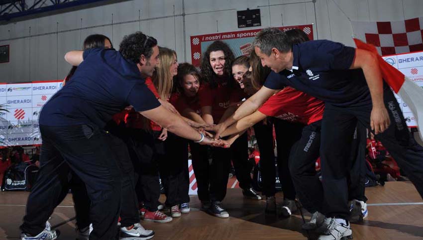 Gherardi Cartoedit Città di Castello (saluto) seconda divisione femminile