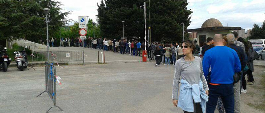 Pala-Evangelisti (fila al botteghino)