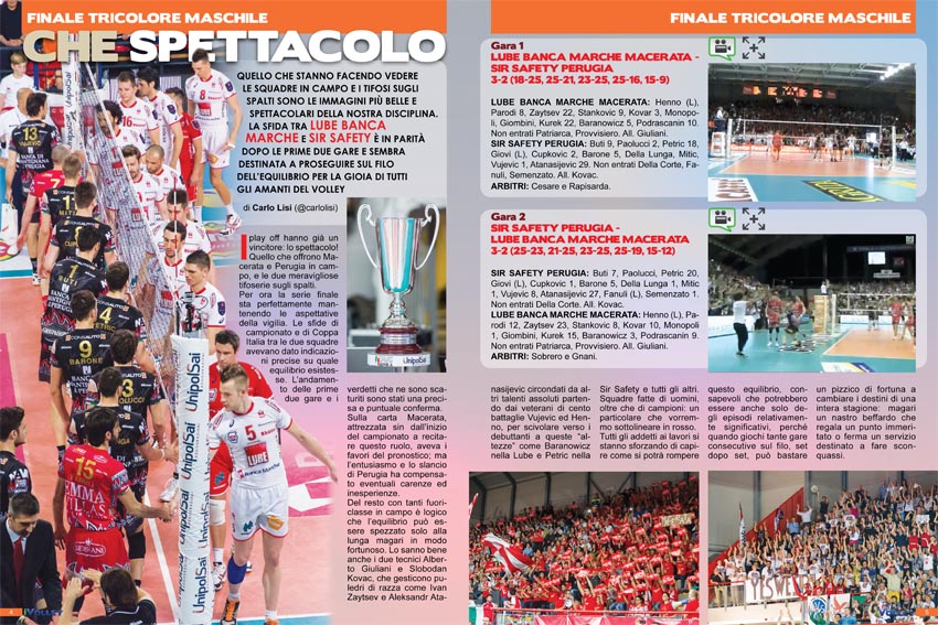 iVolley Magazine (finale scudetto Perugia-Macerata)