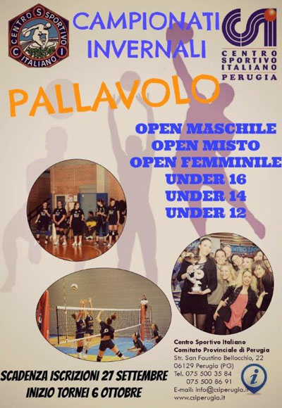 Csi Pallavolo 2014-2015 (locandina)