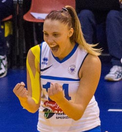 Antignano Fabiana (esultanza)