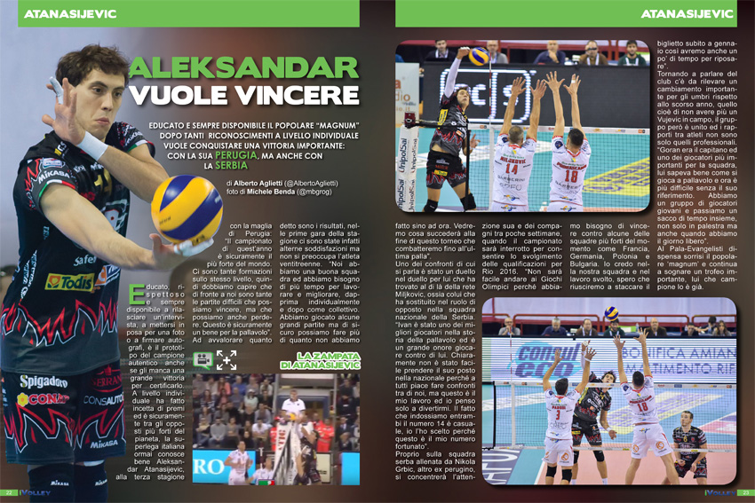 iVolley Magazine (Aleksandar Atanasijevic)