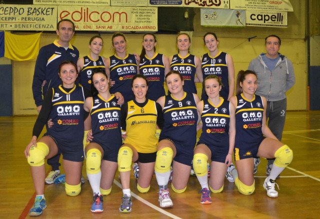 Omg Ponte Valleceppi serie B2 femminile 2015-2016 (foto Rosi Marsella)