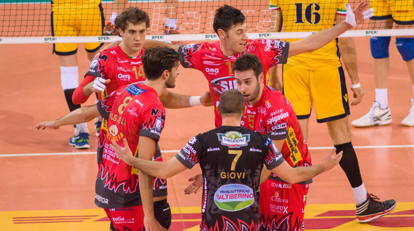 Sir Safety Conad Perugia (esulta)