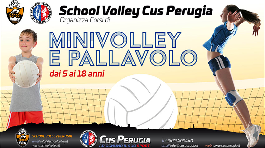 Cus Perugia (minivolley) volantino