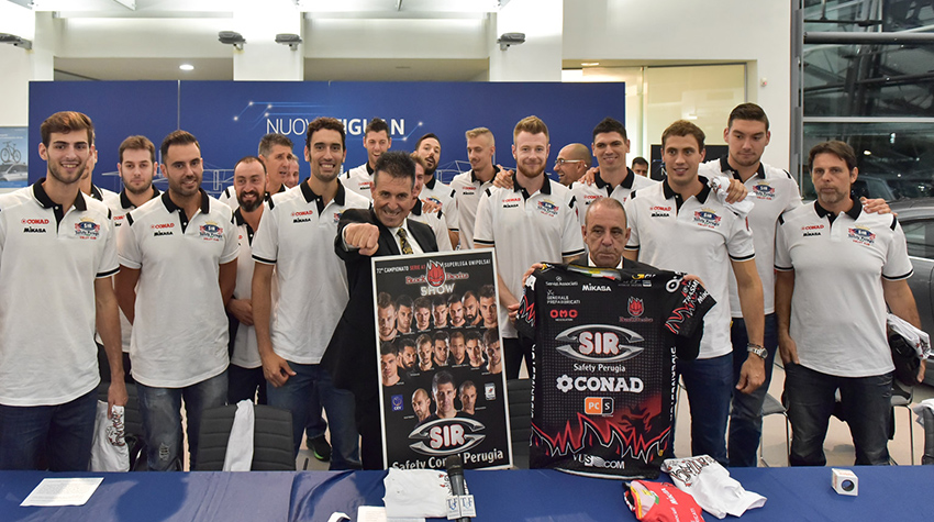 Sir Safety Conad Perugia (conferenza tifosi)