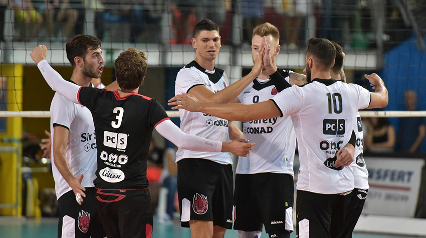 Sir Safety Conad Perugia (esultanza)