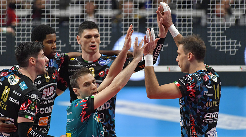 Sir Safety Conad Perugia (esulta)