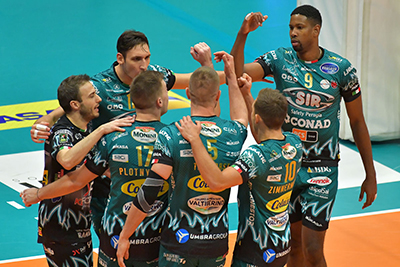 Sir Safety Conad Perugia (esulta)