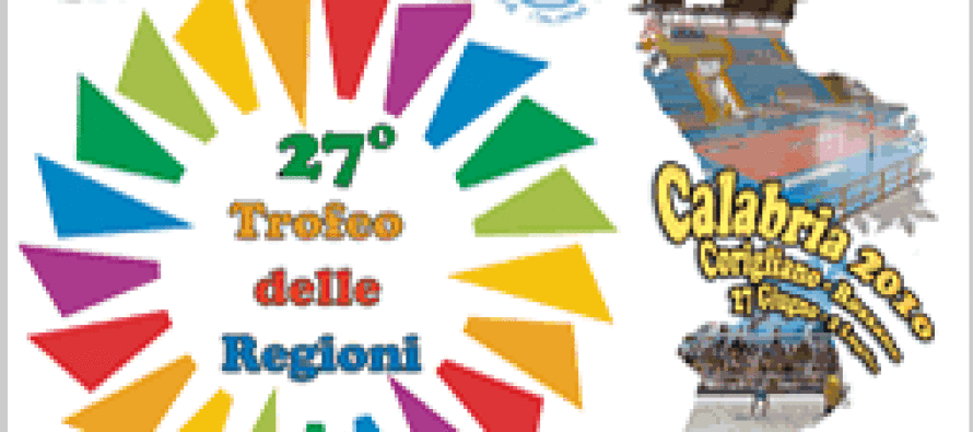 Trofeo delle Regioni, in partenza le rappresentative