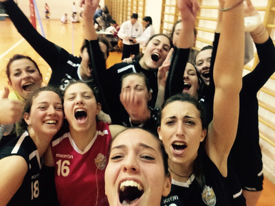School Volley Perugia selfie (serie D femminile 2014-2015)
