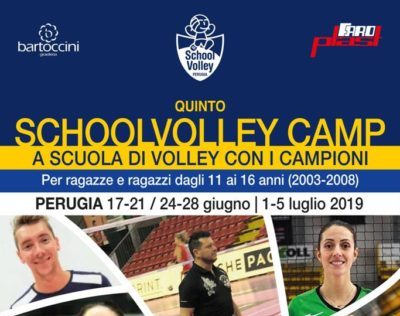 Parte il campus della School Volley Perugia