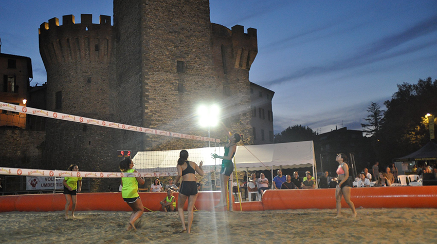 Rocca Beach (azione) sand volley 3x3 femminile