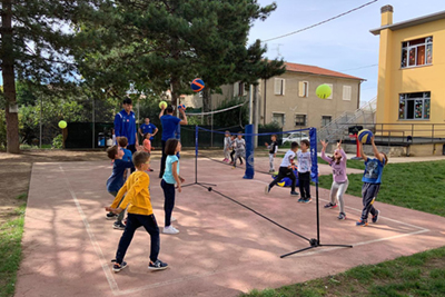 San Giustino (a lezione di volley)