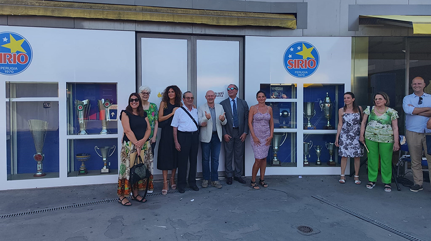 Sirio Perugia (inaugurazione sala trofei)