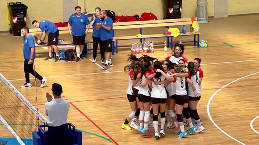 Fipav Umbria (esultanza) under 15 femminile