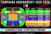 Via agli abbonamenti per la Perugia maschile