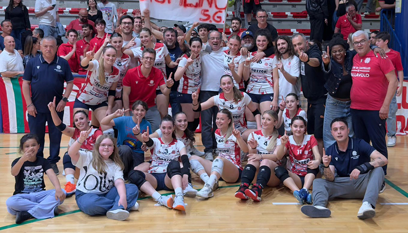 Pallavolo Città di Castello (festeggiamenti) serie C femminile