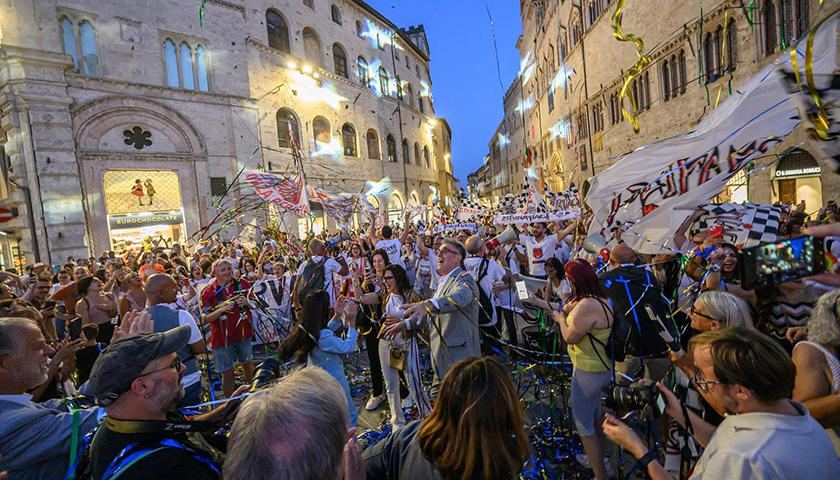 Perugia (festa in piazza)