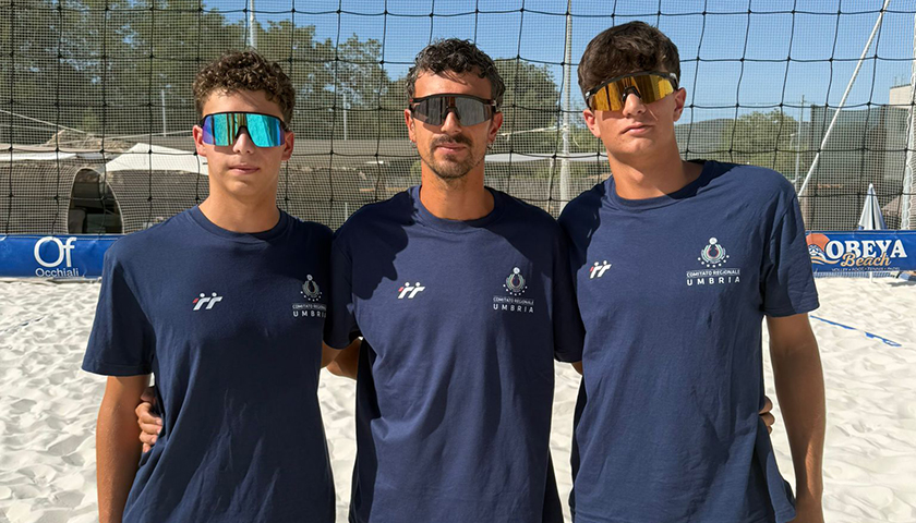 Umbria rappresentativa beach volley maschile